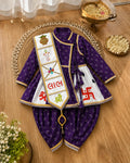 Kids Shree Labh Kurta with Embroidered